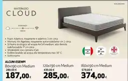 Coop Materasso Cloud 80x190 cm Medium offerta