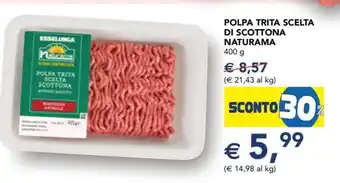 Esselunga POLPA TRITA SCELTA DI SCOTTONA NATURAMA offerta