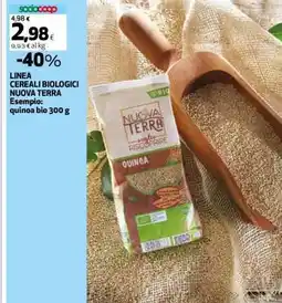 Coop LINEA CEREALI BIOLOGICI NUOVA TERRA offerta