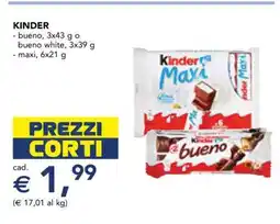 Esselunga KINDER offerta