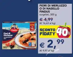 Esselunga FIORI DI MERLUZZO O DI NASELLO FINDUS offerta