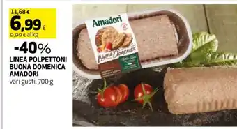Coop LINEA POLPETTONI BUONA DOMENICA AMADORI offerta