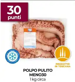 Unicoop Polpo pulito MENO30 offerta