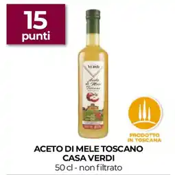 Unicoop Aceto di mele toscano CASA VERDI offerta