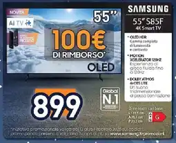 Unieuro SAMSUNG 55" S85F 4K Smart TV offerta