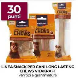 Unicoop Linea snack per cani long lasting chews VITAKRAFT offerta