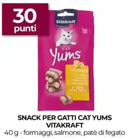 Unicoop Snack per gatti cat yums VITAKRAFT offerta