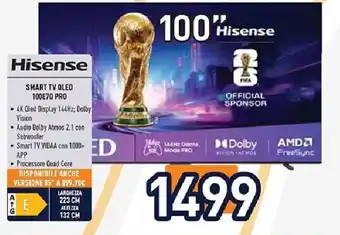 Hisense SMART TV QLED 100E70 PRO