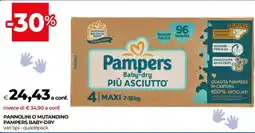 Unicoop Pannolini o mutandino PAMPERS BABY-DRY offerta