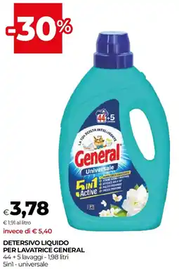 Unicoop Detersivo liquido per lavatrice GENERAL offerta