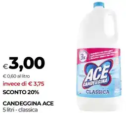 Unicoop Candeggina ACE offerta