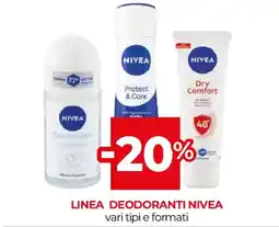 Unicoop Linea deodoranti NIVEA offerta