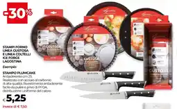 Unicoop Stampi forno linea gustosa e linea coltelli ice force LAGOSTINA offerta