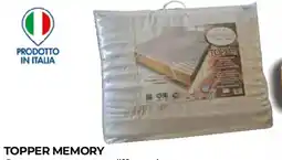 Unicoop Topper memory 1 piazza offerta