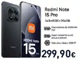 Unieuro Redmi Note 15 Pro offerta