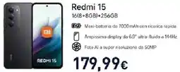 Unieuro Redmi 15 offerta