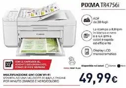 Unieuro Canon PIXMA TR4756i offerta
