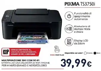 Canon PIXMA TS3750i