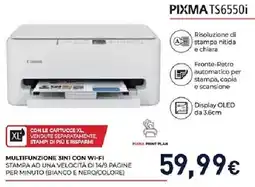Unieuro Canon PIXMA TS6550i offerta