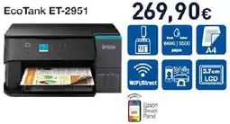 Unieuro EPSON EcoTank ET-2951 offerta