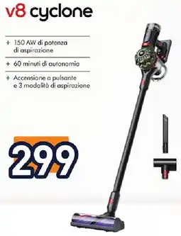 Unieuro dyson v8 cyclone offerta