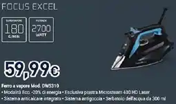 Unieuro Rowenta focus excel offerta