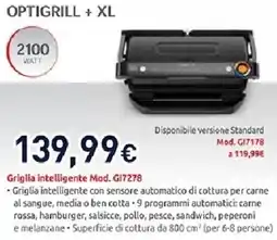 Unieuro Moulinex OPTIGRILL + XL offerta