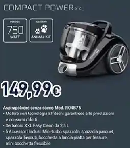 Unieuro Rowenta COMPACT POWER XXL offerta