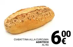 Supermercati Gulliver Ciabattina alla curcuma agritech offerta