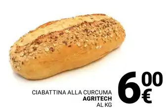 Supermercati Gulliver Ciabattina alla curcuma agritech offerta