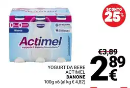 Supermercati Gulliver Yogurt da bere actimel DANONE offerta