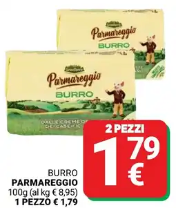 Supermercati Gulliver Burro parmareggio offerta