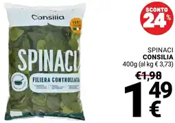 Supermercati Gulliver Spinaci CONSILIA offerta