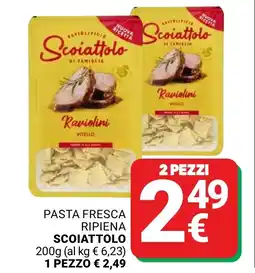 Supermercati Gulliver Pasta fresca ripiena SCOIATTOLO offerta