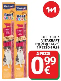 Supermercati Gulliver Beef stick VITAKRAFT offerta