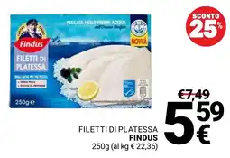 Supermercati Gulliver Filetti di platessa FINDUS offerta