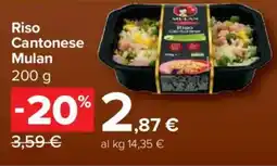Carrefour Market Riso Cantonese Mulan offerta