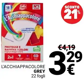 Supermercati Gulliver L'acchiappacolore GREY offerta