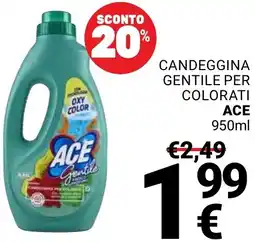 Supermercati Gulliver Candeggina gentile per colorati ACE offerta