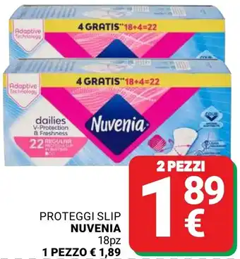 Supermercati Gulliver Proteggi slip NUVENIA offerta