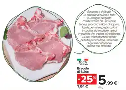 Carrefour Market Braciole di Suino offerta