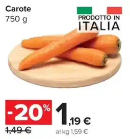 Carrefour Market Carote offerta