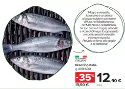 Carrefour Market Branzino Italia offerta