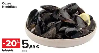 Carrefour Market Cozze Nieddittas offerta