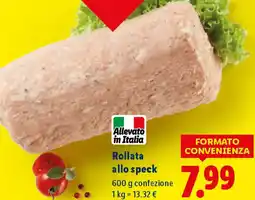 Lidl Rollata allo speck offerta