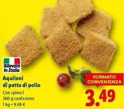 Lidl Aquiloni di petto di pollo offerta