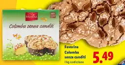 Lidl Favorina Colomba senza canditi offerta