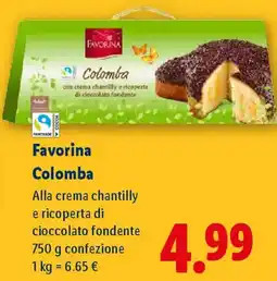 Lidl Favorina Colomba offerta