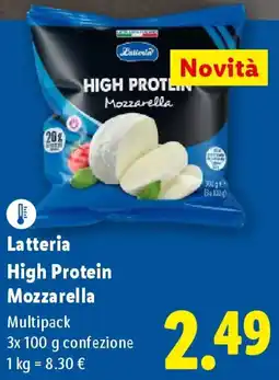 Lidl Latteria High Protein Mozzarella offerta