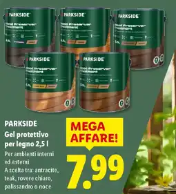 Lidl PARKSIDE Gel protettivo per legno 2,5 | offerta